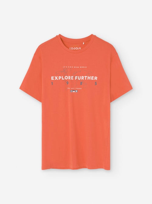 T-shirt en Coton avec Imprimé - Kiabi
