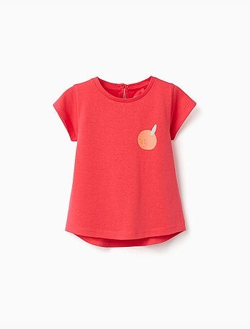 T-shirt en coton avec motif cerise