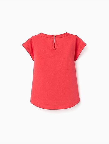 T-shirt en coton avec motif cerise