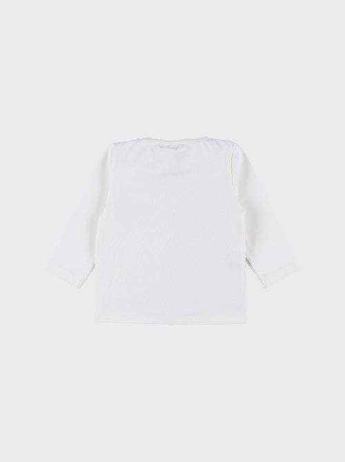 T-shirt en coton avec imprimé ours Noukie's - Kiabi
