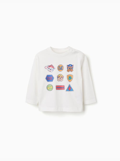 T-shirt en coton avec imprimé Paw Patrol - Kiabi