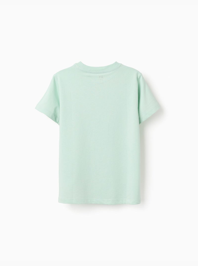 T-shirt en coton avec imprimé Peixinho do Mar Vert clair - Kiabi