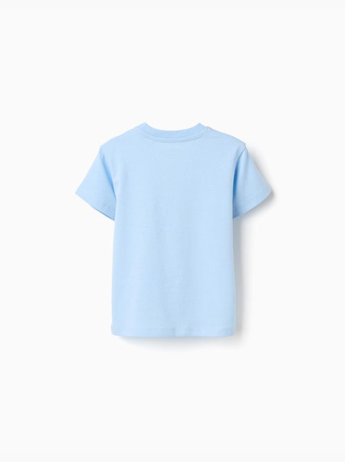 T-shirt en coton avec imprimé poisson 3D - Kiabi
