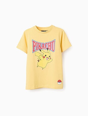 T-Shirt en Coton avec Imprimé Pokémon