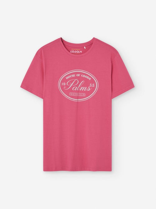 T-shirt en Coton avec Imprimé - Kiabi