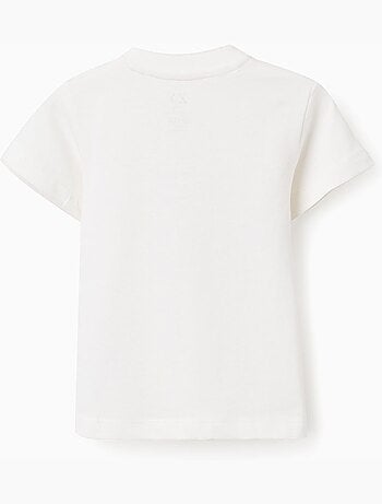 T-shirt en coton avec imprimé Sculpture