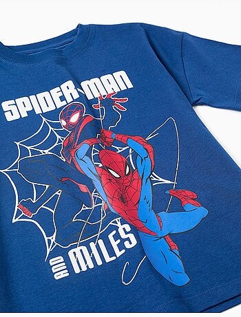 T-shirt en coton avec imprimé Spider-Man