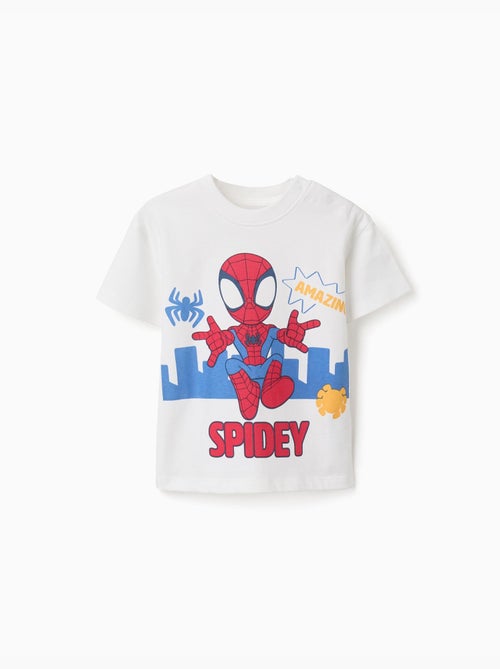 T-shirt en coton avec imprimé Spidey - Kiabi T-shirt en coton avec imprimé Spidey - Kiabi