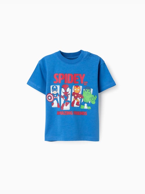 T-shirt en coton avec imprimé Spidey & Friends - Kiabi T-shirt en coton avec imprimé Spidey & Friends - Kiabi