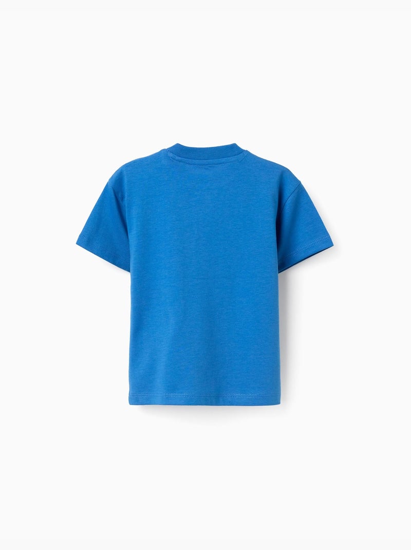 T-shirt en coton avec imprimé Spidey & Friends Bleu Bleu - Kiabi
