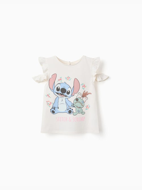 T-shirt en coton avec imprimé Stitch & Scrump - Kiabi T-shirt en coton avec imprimé Stitch & Scrump - Kiabi