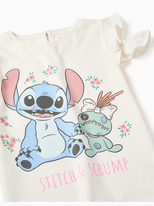 T-shirt en coton avec imprimé Stitch & Scrump - Kiabi T-shirt en coton avec imprimé Stitch & Scrump - Kiabi