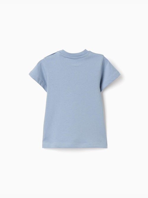 T-shirt en coton avec imprimé Stroky - Kiabi