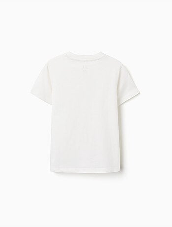 T-shirt en coton avec imprimé Vacation