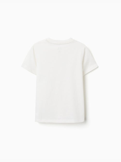 T-shirt en coton avec imprimé Vacation - Kiabi