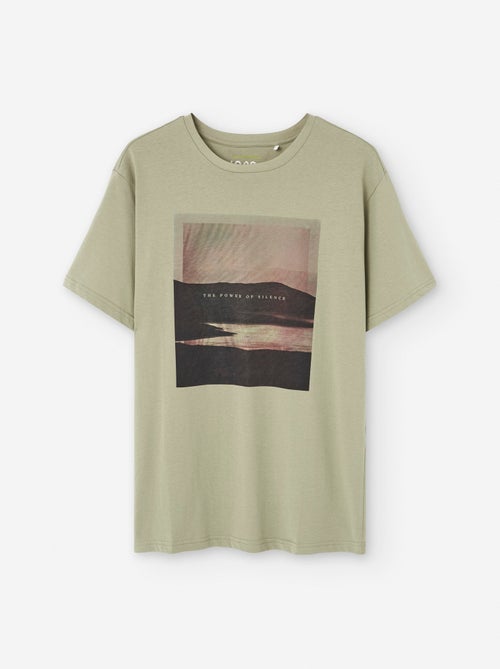T-shirt en Coton avec Imprimé - Kiabi