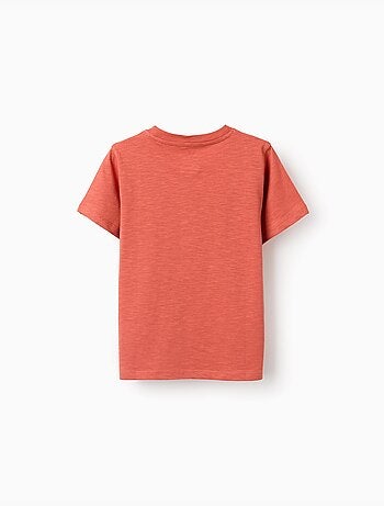 T-shirt en coton avec imprimé Work of Art