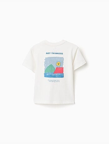 T-shirt en coton avec imprimés Art Thinkers