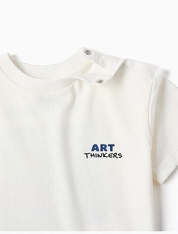 T-shirt en coton avec imprimés Art Thinkers