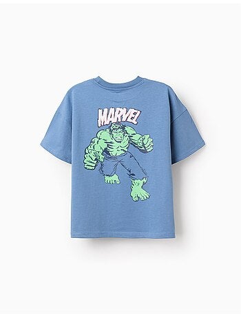 T-shirt en coton avec imprimés Hulk