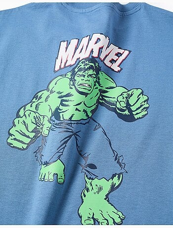 T-shirt en coton avec imprimés Hulk