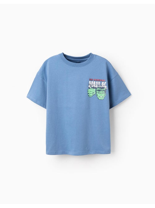 T-shirt en coton avec imprimés Hulk - Kiabi