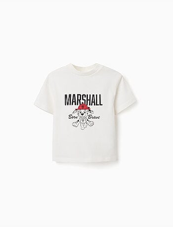 T-shirt en coton avec imprimés Marshall