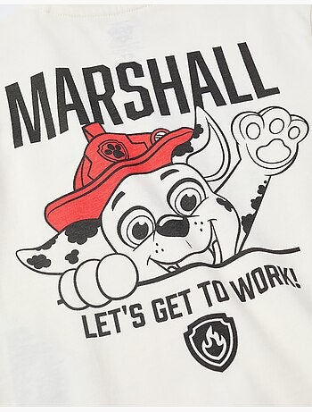 T-shirt en coton avec imprimés Marshall