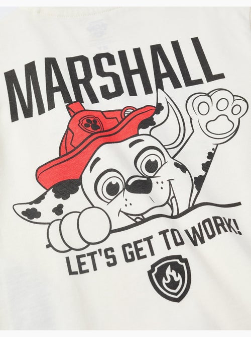 T-shirt en coton avec imprimés Marshall - Kiabi