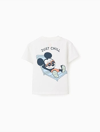 T-shirt en coton avec imprimés Mickey