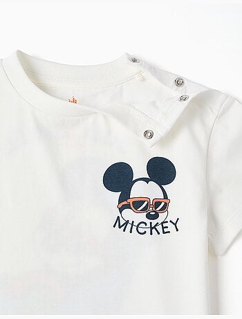 T-shirt en coton avec imprimés Mickey
