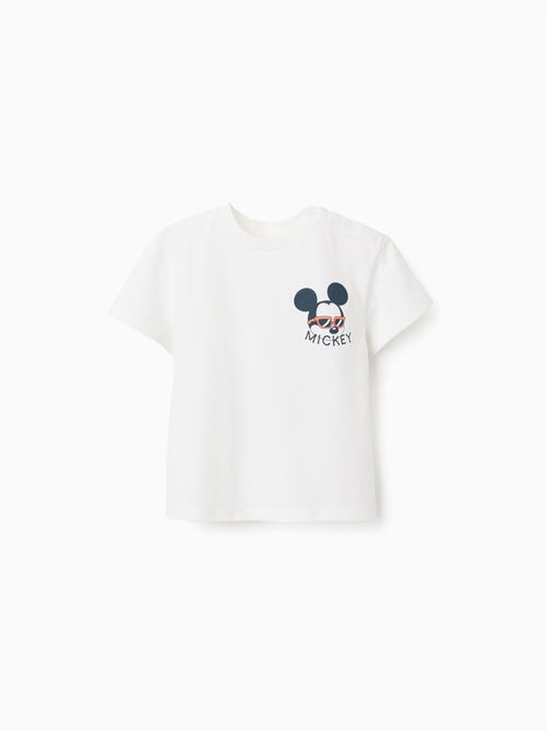 T-shirt en coton avec imprimés Mickey - Kiabi