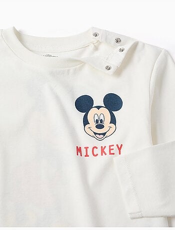 T-shirt en coton avec imprimés Mickey