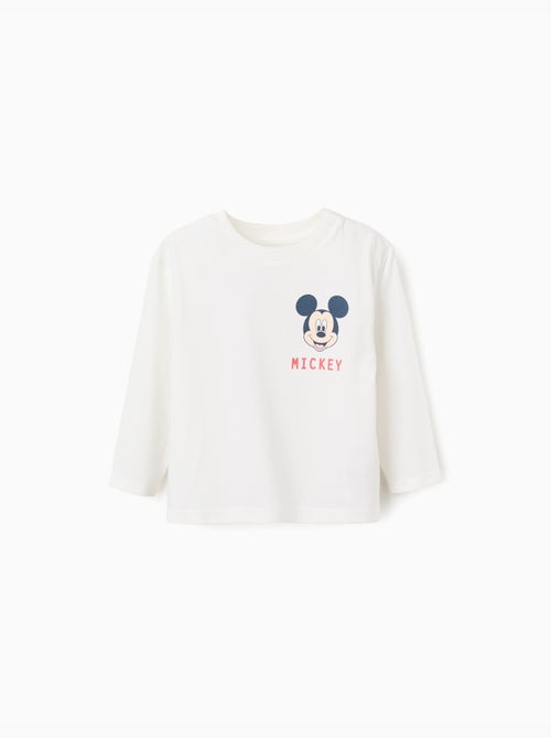 T-shirt en coton avec imprimés Mickey - Kiabi