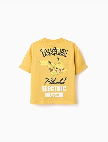 T-shirt en coton avec imprimés Pikachu