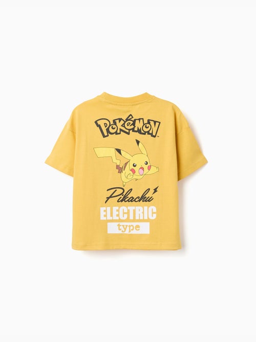 T-shirt en coton avec imprimés Pikachu - Kiabi