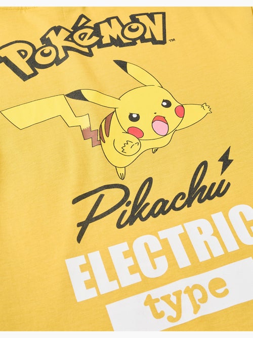 T-shirt en coton avec imprimés Pikachu - Kiabi