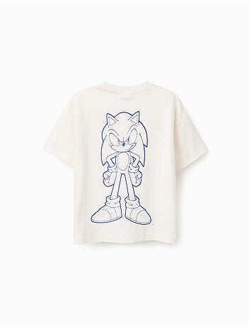 T-shirt en coton avec imprimés Sonic & Friends
