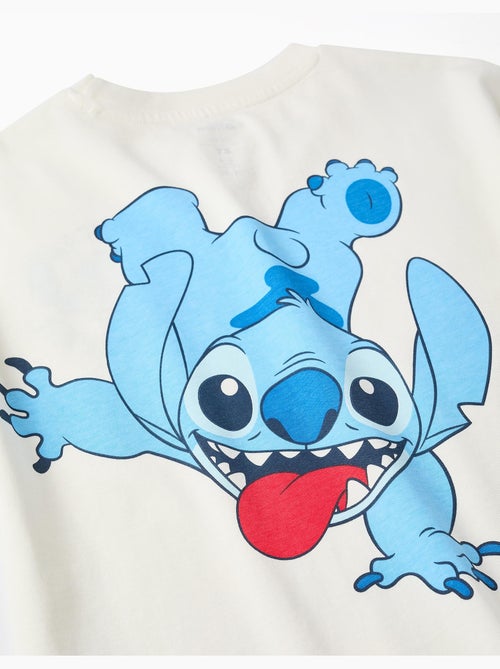 T-shirt en coton avec imprimés stitch - Kiabi