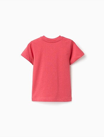 T-shirt en coton avec lion imprimé
