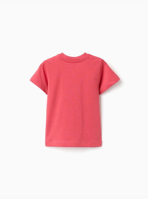 T-shirt en coton avec lion imprimé - Kiabi