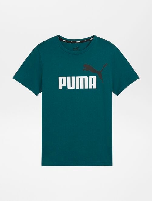 T-shirt en coton avec logo 'Puma' - Kiabi