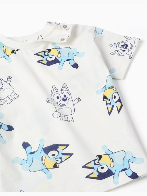 T-shirt en coton avec motif Bluey - Kiabi
