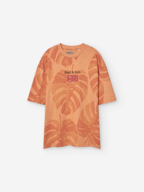 T-shirt en Coton avec Motif et Imprimé - Kiabi