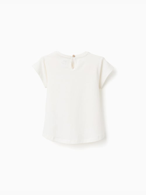 T-shirt en coton avec motif glace - Kiabi