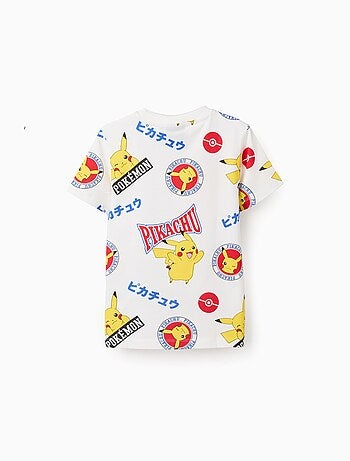 T-Shirt en Coton avec Motif Pokémon