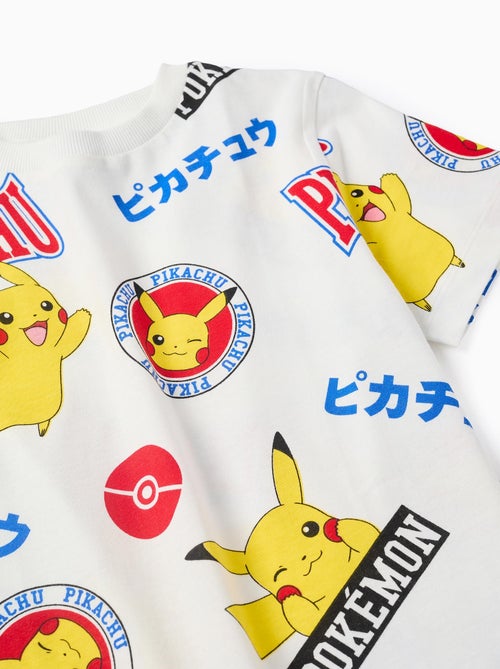 T-Shirt en Coton avec Motif Pokémon - Kiabi
