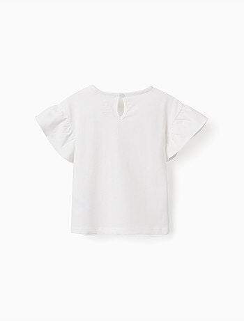 T-shirt en coton avec poche au crochet