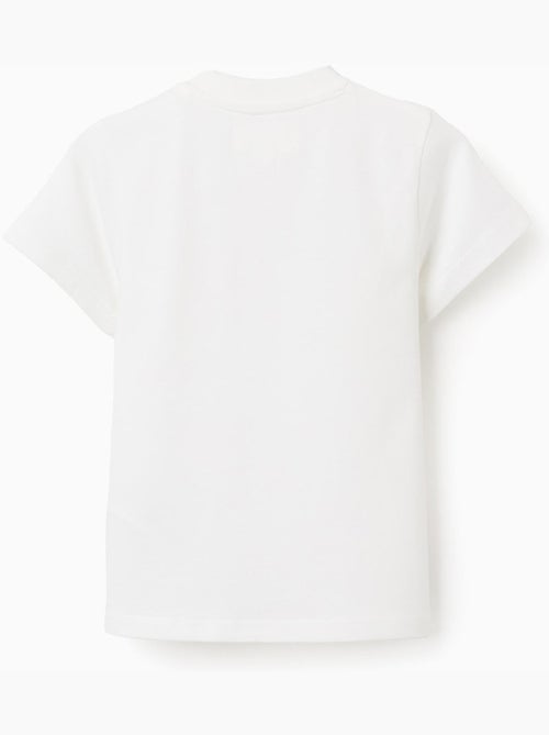 T-shirt en coton avec poche poitrine - Kiabi