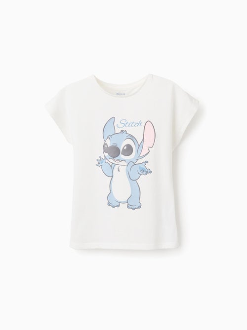 T-shirt en Coton avec Volants au Dos Lilo et Stitch - Kiabi